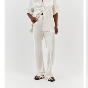 DISSH SIMONE PEARL SATIN BIAS CUT PANT